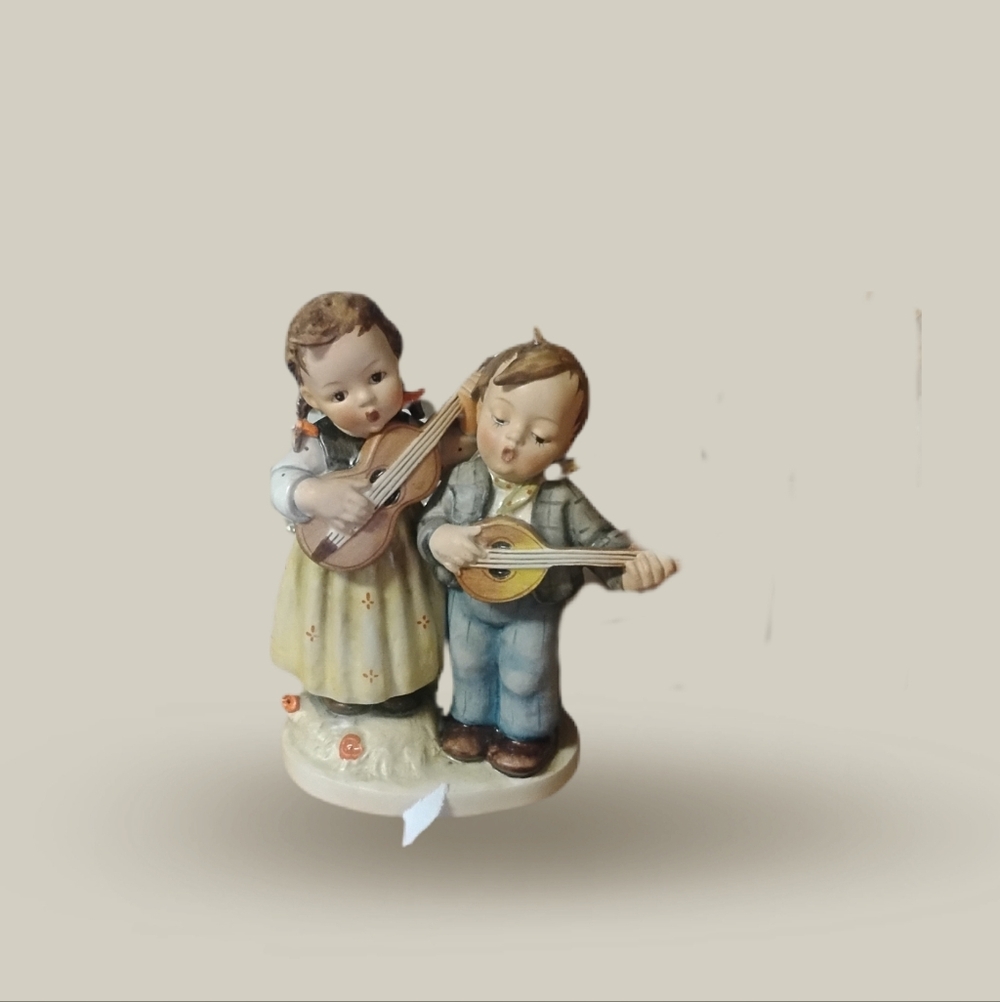 Charming Hummel Figurine of Children Playing Instruments